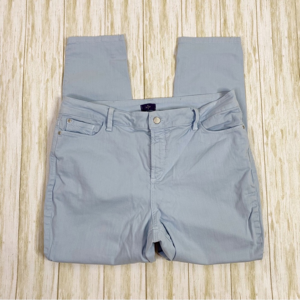 NYDJ Powder Blue Denim Ankle Jeans